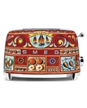 SMEG TORRADEIRA DUAS TOSTAS DOLCE & GABBANA - TSF01DGEU