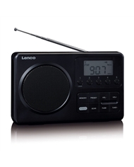 LENCO RADIO PORTATIL FM PLL 2.5" PRETO - MPR035BK