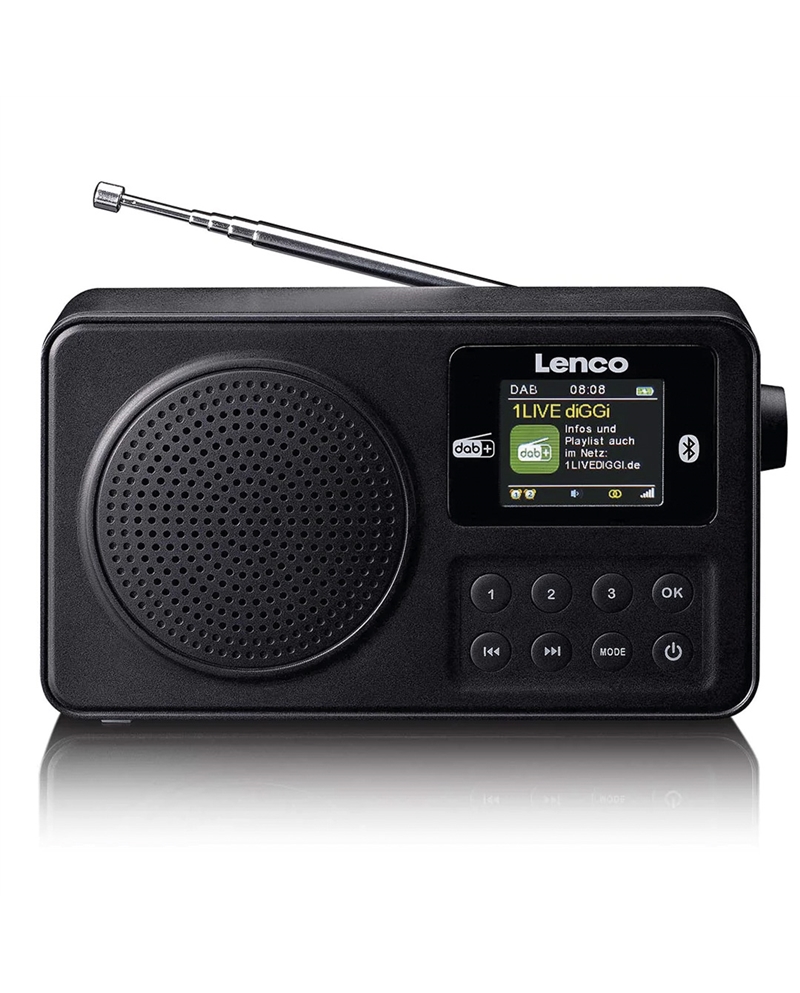 LENCO RADIO PORTATIL DAB+/FM BLUETOOTH PRETO - PDR033BK