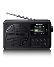 LENCO RADIO PORTATIL DAB+/FM BLUETOOTH PRETO - PDR033BK
