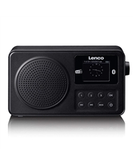 LENCO RADIO PORTATIL DAB+/FM BLUETOOTH PRETO #4 - PDR033BK