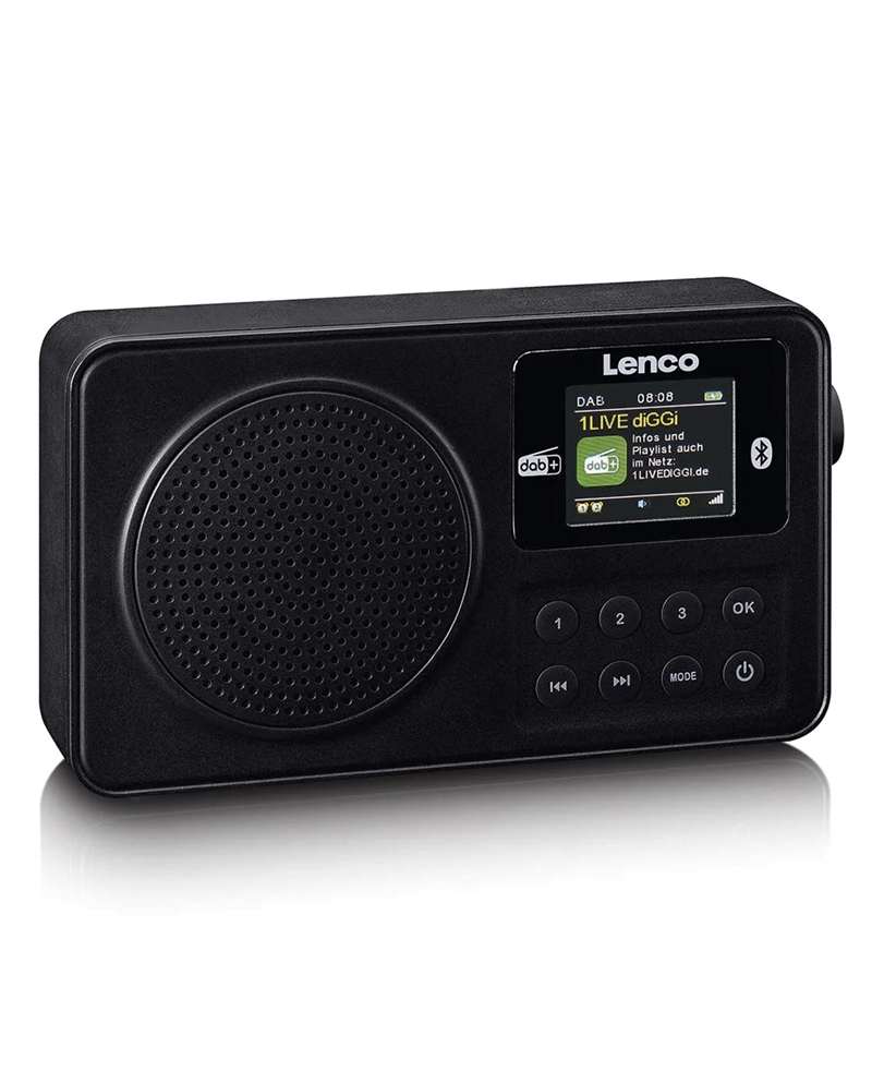 LENCO RADIO PORTATIL DAB+/FM BLUETOOTH PRETO #1 - PDR033BK