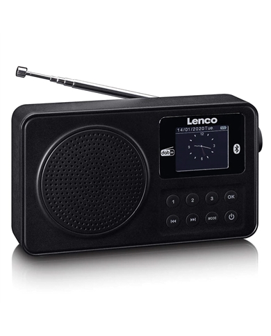 LENCO RADIO PORTATIL DAB+/FM BLUETOOTH PRETO #2 - PDR033BK