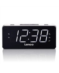 LENCO RADIO RELOGIO DESPERTADOR 1.8" DISPLAY LED BRANCO - CR18WHITE