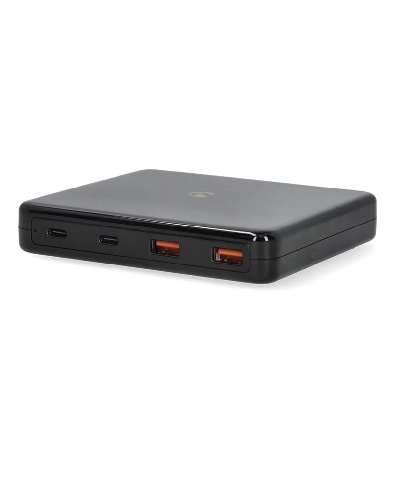 NEDIS CARREGADOR DE MESA 60W USB-A USB-C - DCGPD65W100BK