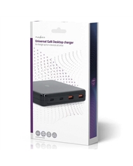 NEDIS CARREGADOR DE MESA 60W USB-A USB-C #3 - DCGPD65W100BK