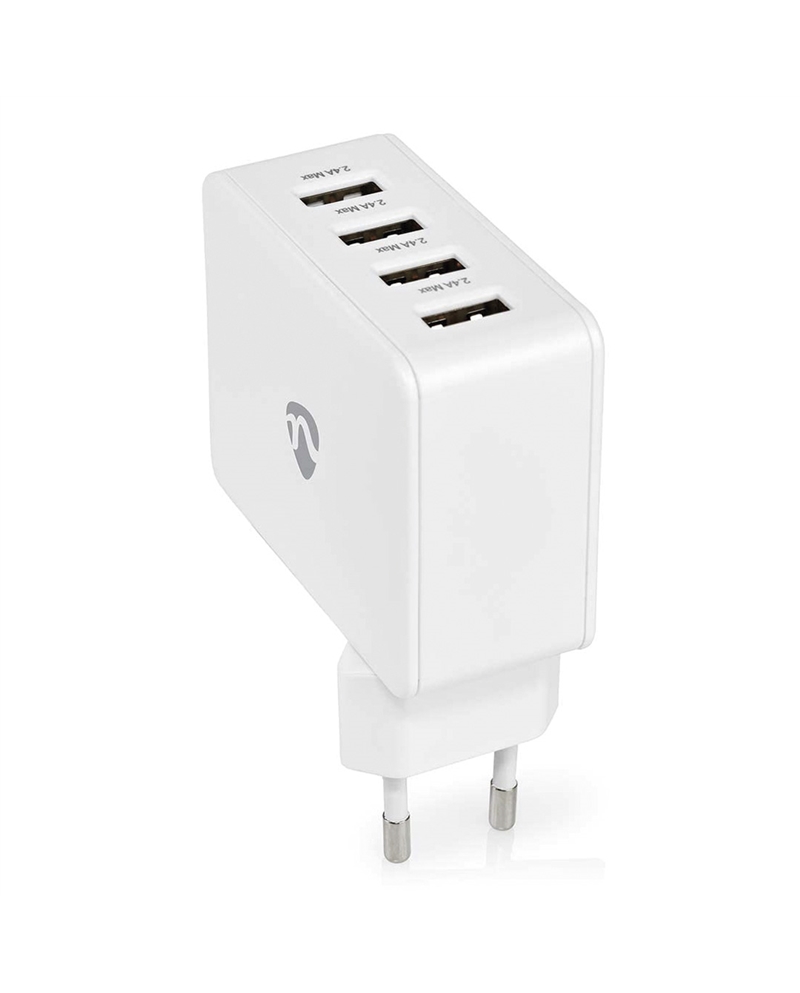 NEDIS CARREGADOR DE PAREDE RAPIDO 24W USB-A - WCHAU481AWT