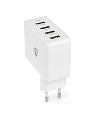 NEDIS CARREGADOR DE PAREDE RAPIDO 24W USB-A - WCHAU481AWT