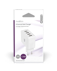 NEDIS CARREGADOR DE PAREDE RAPIDO 24W USB-A #4 - WCHAU481AWT