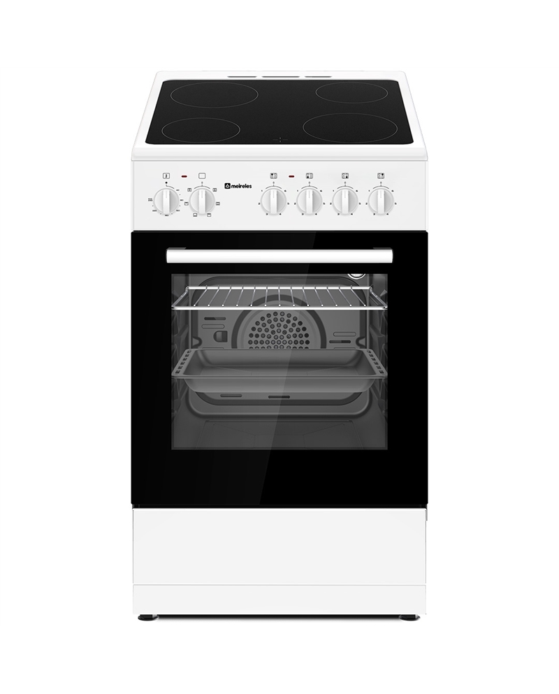 MEIRELES FOGAO VITRO 50X60CM FORNO ELETRICO 47LT BRANCO A - E504W