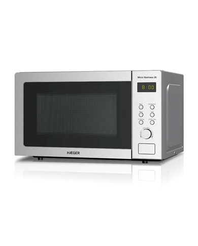 HAEGER MICROONDAS DIGITAL 28LT 900W GRILL1200W INOX - MW90S012A