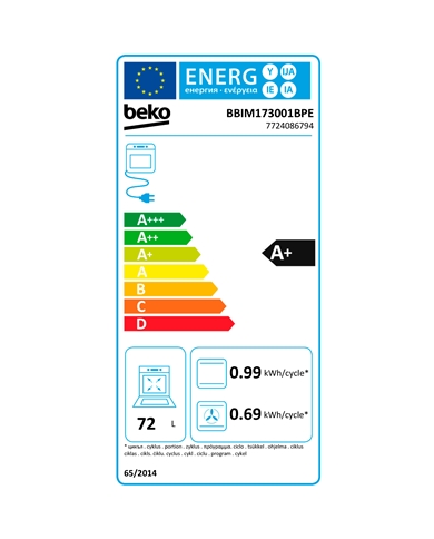 BEKO FORNO MULTIFUNÇOES 72LT AIRFRY PRETO A+ #1 - BBIM173001BPE