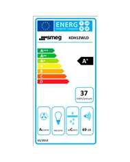 SMEG EXAUSTOR BANCADA COM TAMPA 51CM PRETO A+ #1 - KDH12WLD