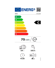 SMEG MAQUINA LOUÇA INTEG. 11PROG C - ST323PM