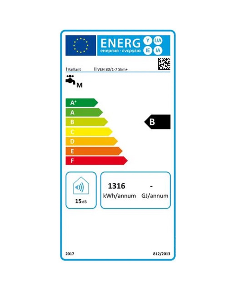 VAILLANT TERMOACUMULADOR ELETRICO 80LT ELOSTOR EXCLUSIVE B - VEH8017SLIM