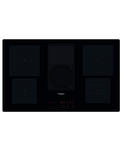 WHIRLPOOL PLACA INDUÇAO 83CM C/EXAUSTOR INTEG. A - WVH92KFKIT1