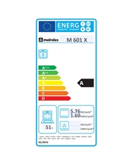 MEIRELES FOGAO INOX 4GAS L60xP60CM FORNO GAS C/AC GRILL EL A - M601X