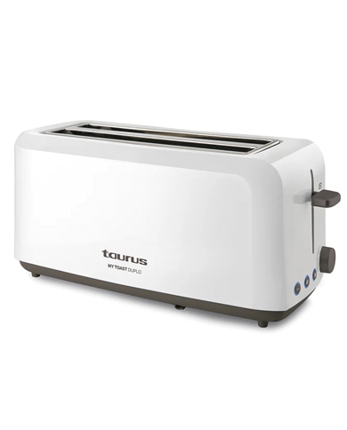 TAURUS TORRADEIRA 2 RANHURAS 1400W BRANCA - MYTOASTDUPLO1400