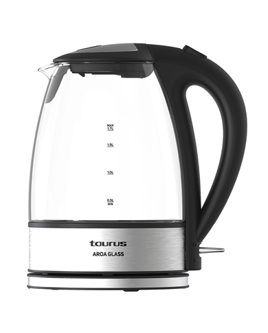 TAURUS JARRO TERMICO 2200W 1,7LT CORPO VIDRO - AROAGLASS
