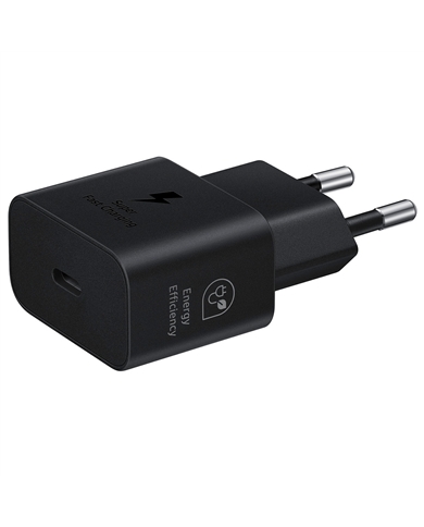 SAMSUNG CARREGADOR FASTCHARGE USB-C 25W BLACK - EPT2510NBEGWW