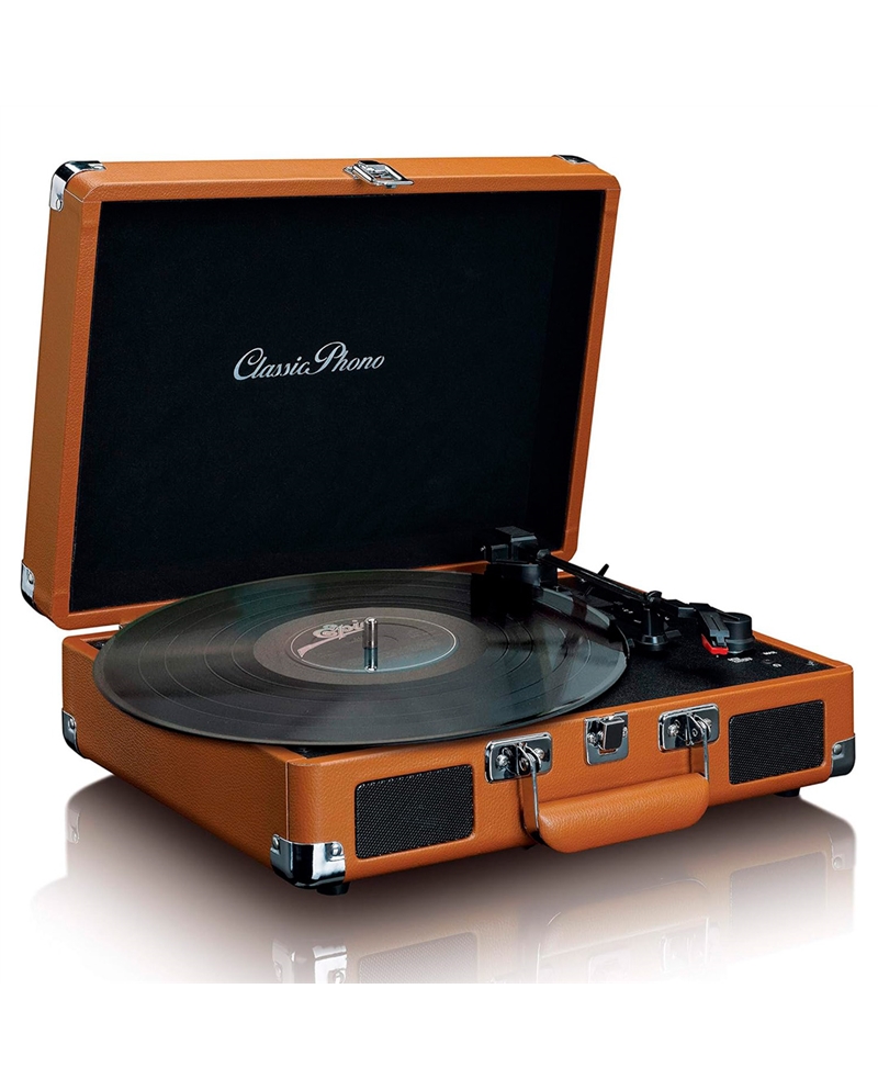 LENCO GIRA DISCOS EM FORMATO DE MALA C/COLUNAS INTEGRADAS - TT10BN