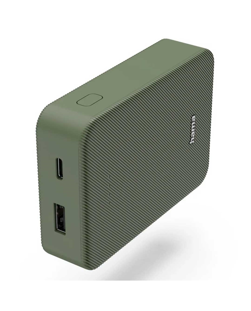 HAMA POWERBANK COLOUR 10 10000MAH 2 SAIDAS VERDE - 00201713