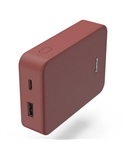 HAMA POWERBANK COLOUR 10 10000MAH 2 SAIDAS VERMELHO - 00201714