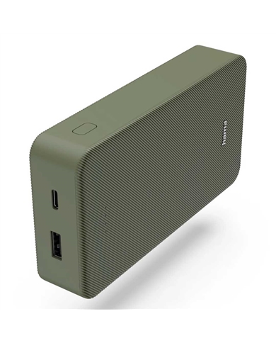 HAMA POWERBANK COLOUR 20 20000MAH 2 SAIDAS VERDE - 00201716
