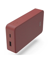 HAMA POWERBANK COLOUR 20 20000MAH 2 SAIDAS VERMELHO - 00201717