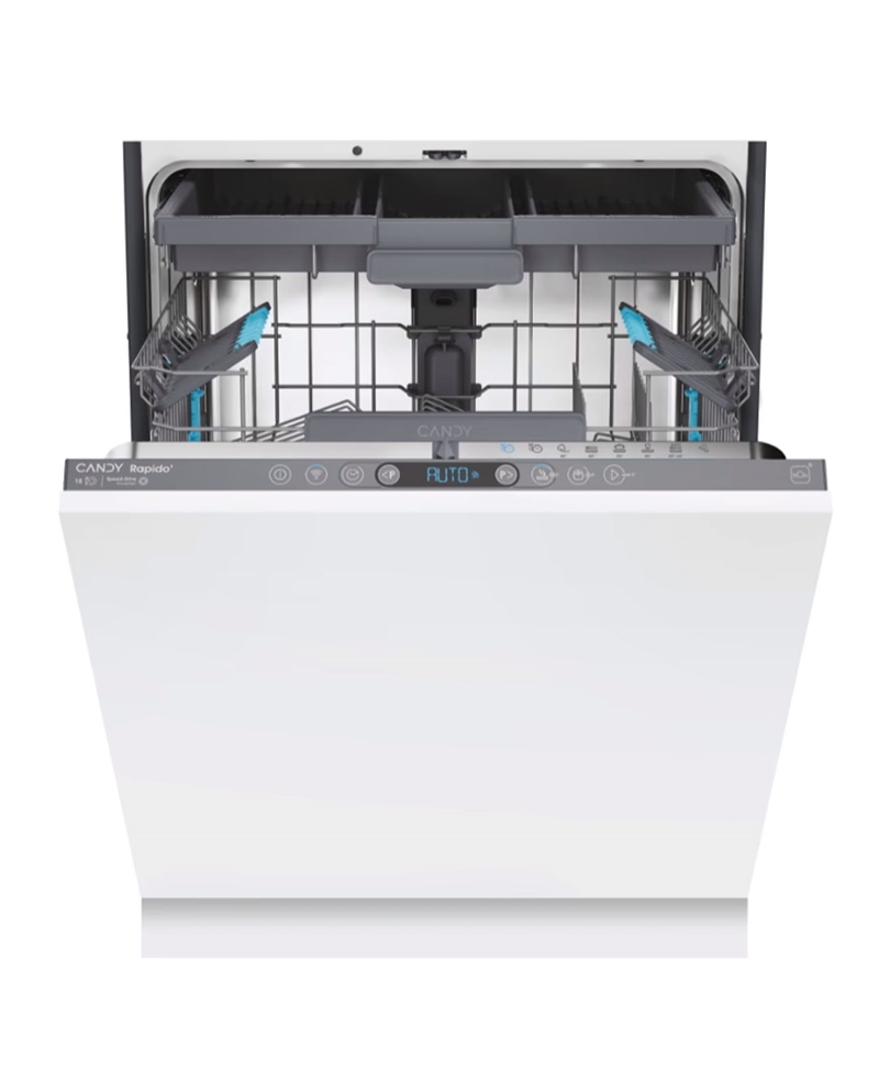 CANDY MAQUINA LOUÇA INTEG 8PROG 15TALHERES C #4 - CI5C6F1A