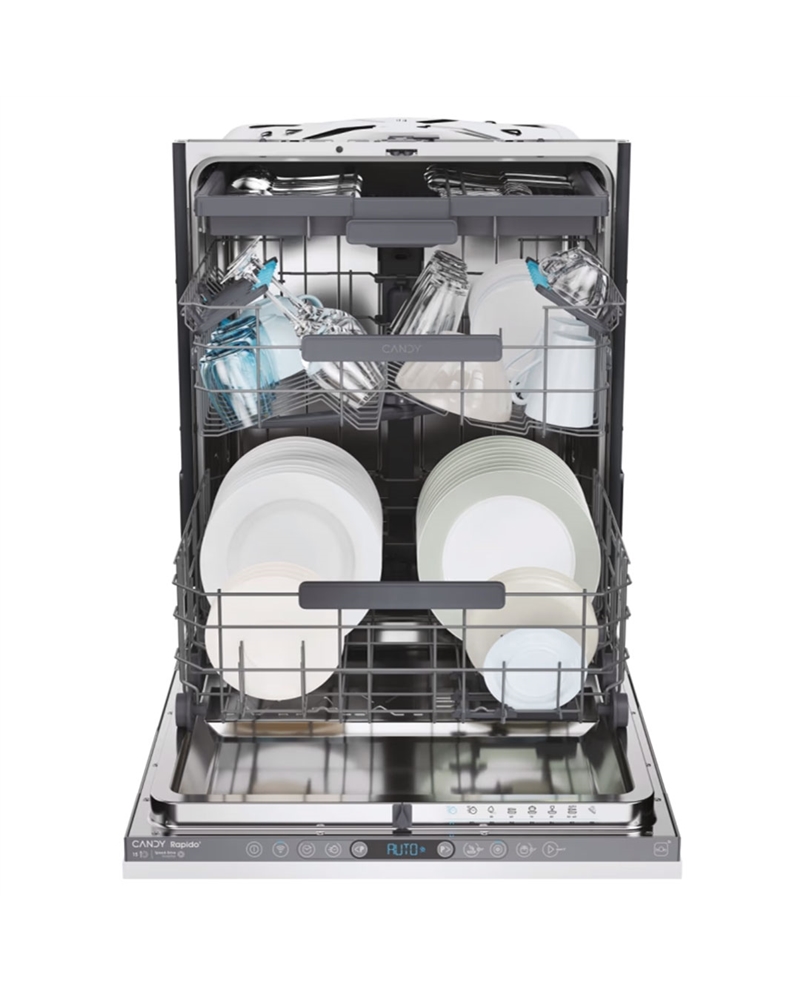 CANDY MAQUINA LOUÇA INTEG 8PROG 15TALHERES C #8 - CI5C6F1A