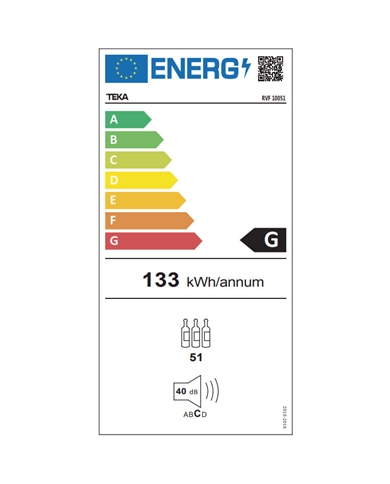 TEKA CAVE DE VINHO 51 GARRAFAS 1260X480X480MM G #2 - RVF10051