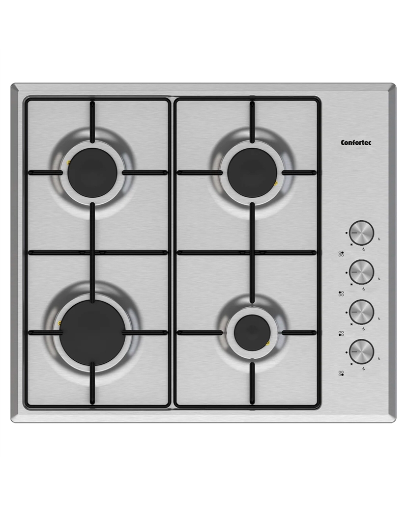 CONFORTEC PLACA 4GAS INOX - CFH62SGX
