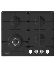 CONFORTEC PLACA 4GAS VIDRO PRETO - CFH6084CB