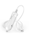 HAMA CARREGADOR P/AUTOMOVEL LIGAÇAO LIGHTNIN 5W BRANCO - 00201607