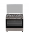 AEG FOGAO 4ZONAS INDUÇAO FORNO 73LT ELETRICO INOX A