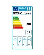 SIEMENS CHAMINE 460/749M3/H VIDRO PRETO B - LJ97BAM60
