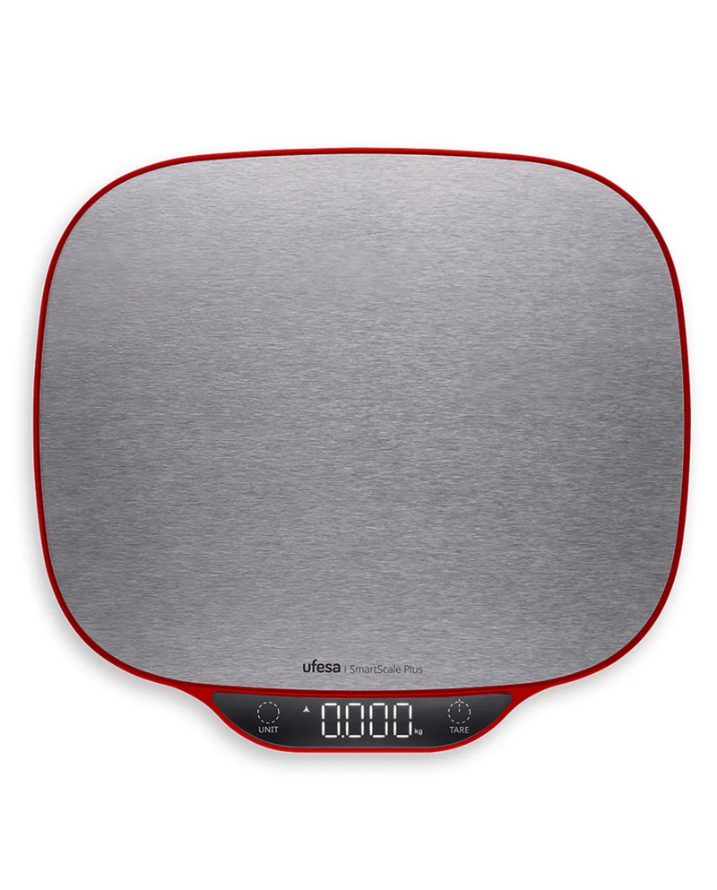 UFESA BALANÇA COZINHA MAX 15KG DIGITAL SILVER - SMARTSCALEPLUS