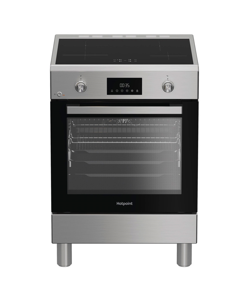 HOTPOINT FOGAO VITRO 60CM FORNO MULTIF INOX A - H6I8LMSAX