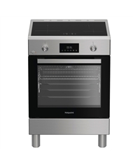 HOTPOINT FOGAO VITRO 60CM FORNO MULTIF INOX A - H6I8LMSAX