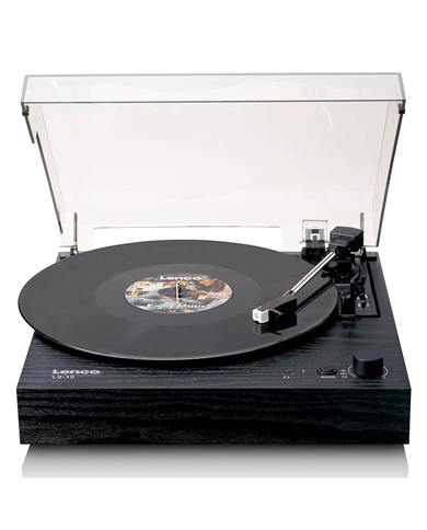 LENCO GIRA DISCOS BLUETOOTH C/COLUNAS INTEGRADAS PRETO - LS15BK