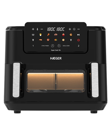 HAEGER FRITADEIRA 2600W 5+5LT S/OLEO - AFD10010B