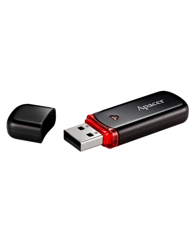 APACER PEN DRIVE 32GB USB 2.0 BLACK - AH333