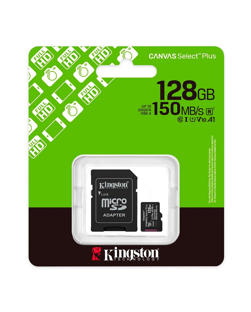 KINGSTON CARTAO MEMORIA MICRO SDXC 128GB - SDCS3128GB