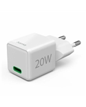 HAMA CARREGADOR RAPIDO USBC SUPER MINI PD 20W BRANCO - 00201980