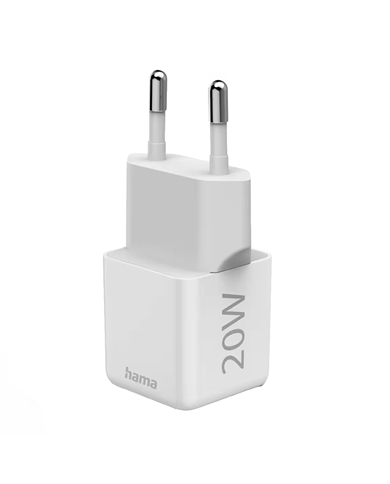 HAMA CARREGADOR RAPIDO USBC SUPER MINI PD 20W BRANCO - 00201980