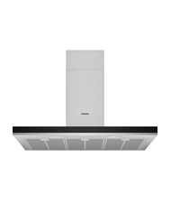 SIEMENS CHAMINE 90CM 739M3/H INOX VIDRO PRETO B - LC97BHM50