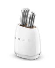 SMEG BLOCO COM 6 FACAS BRANCO - KBSF02WH