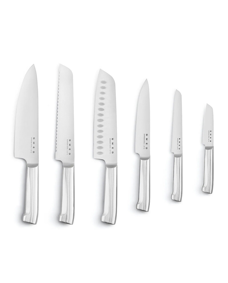 SMEG BLOCO COM 6 FACAS BRANCO #2 - KBSF02WH