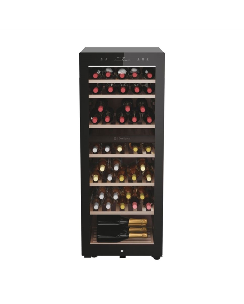 HAIER CAVE VINHO 77 GARRAFAS 2ZONAS 1270X497X585MT G - HWS77GDAU1